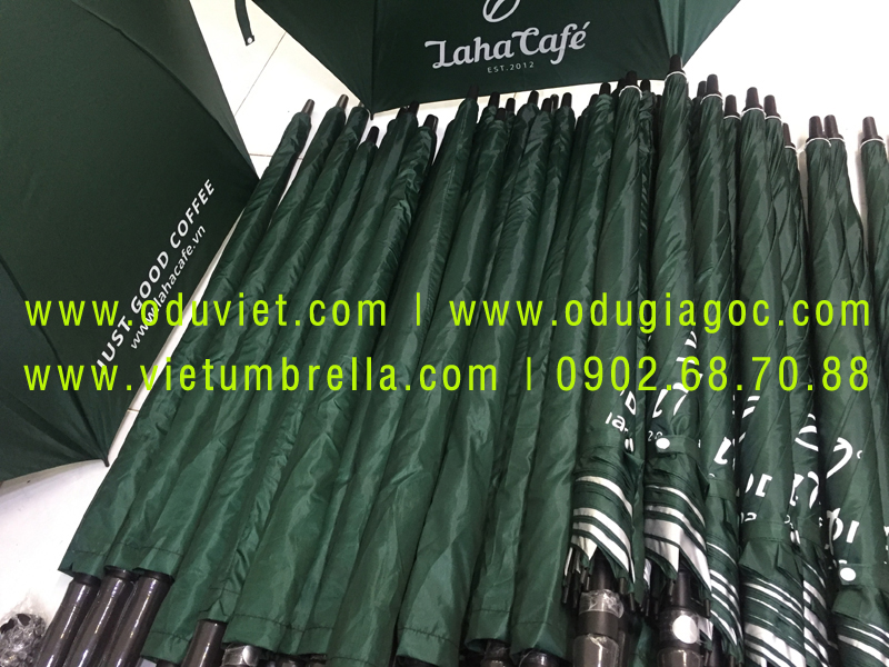 xưởng sản xuất ô dù cầm tay in logo quảng cáo